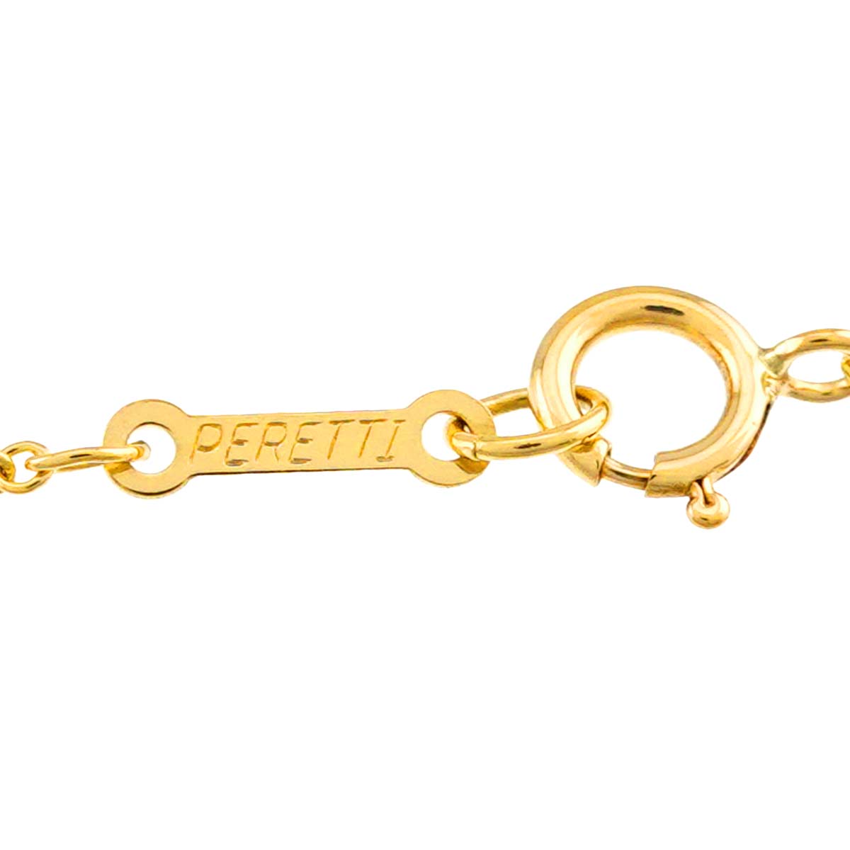 Bean Necklace 18K Yellow Gold 750