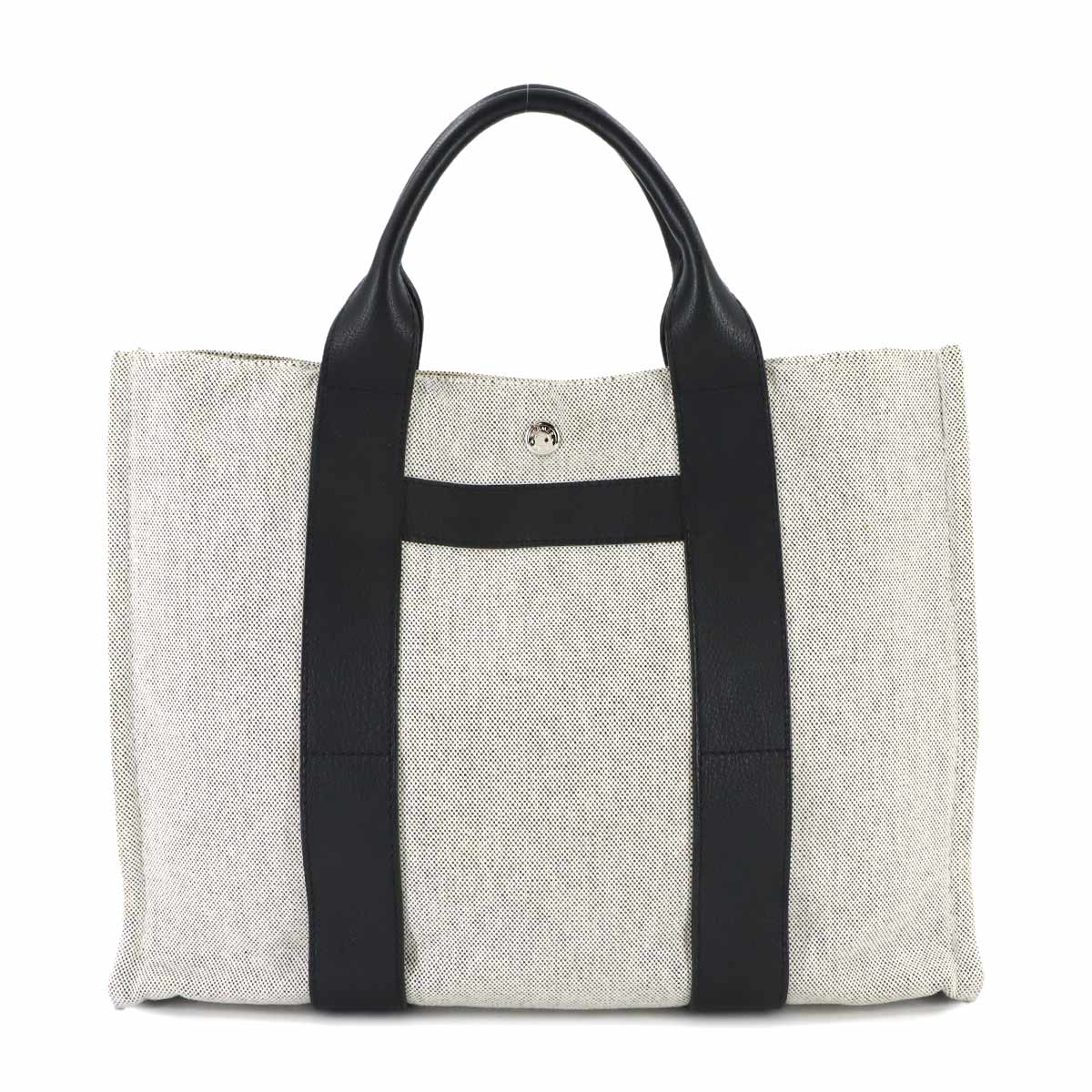Sac Arne MM Tote Bag Toile H Negonda Gray Black