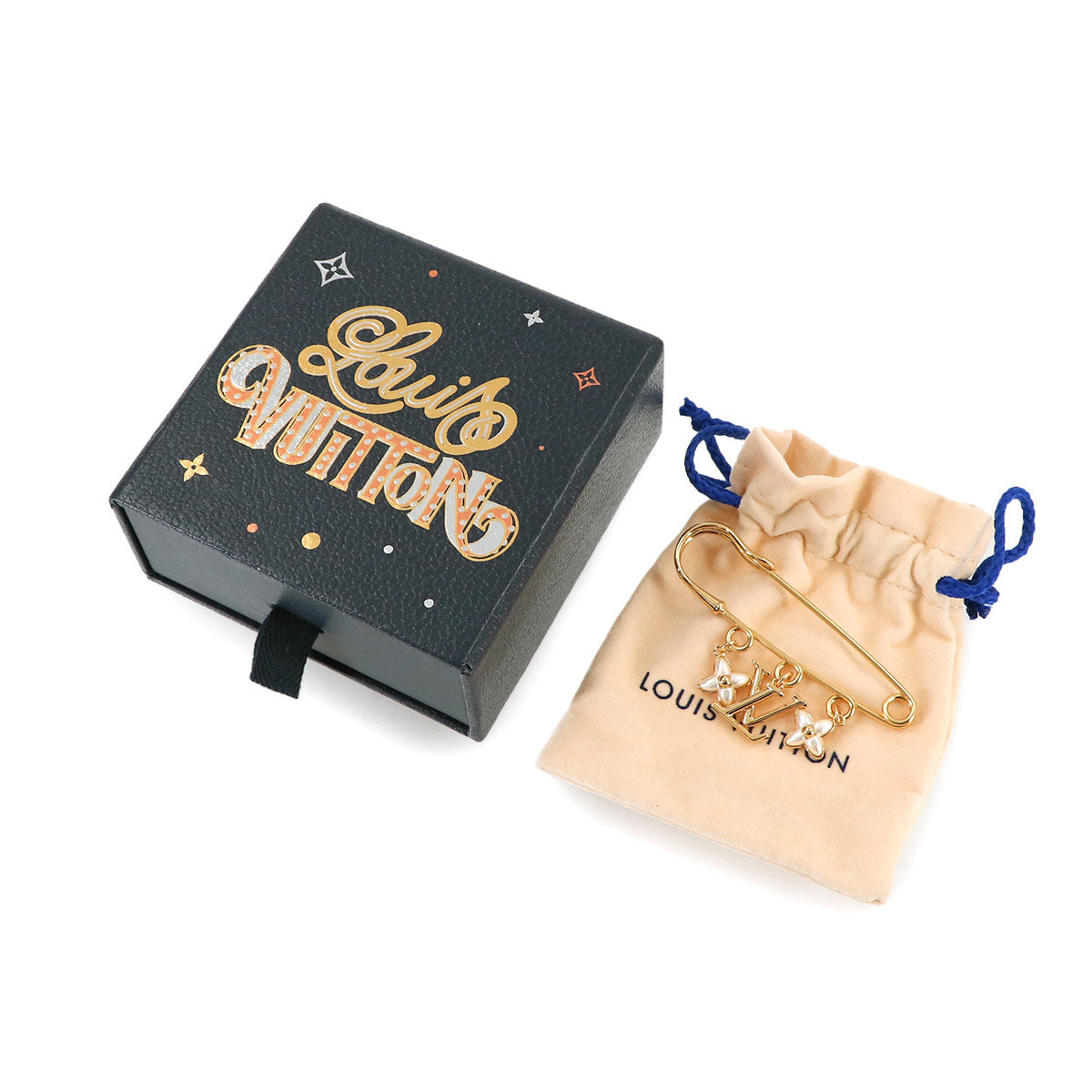 LV Floragram Brooch Gold M02162 Accessory