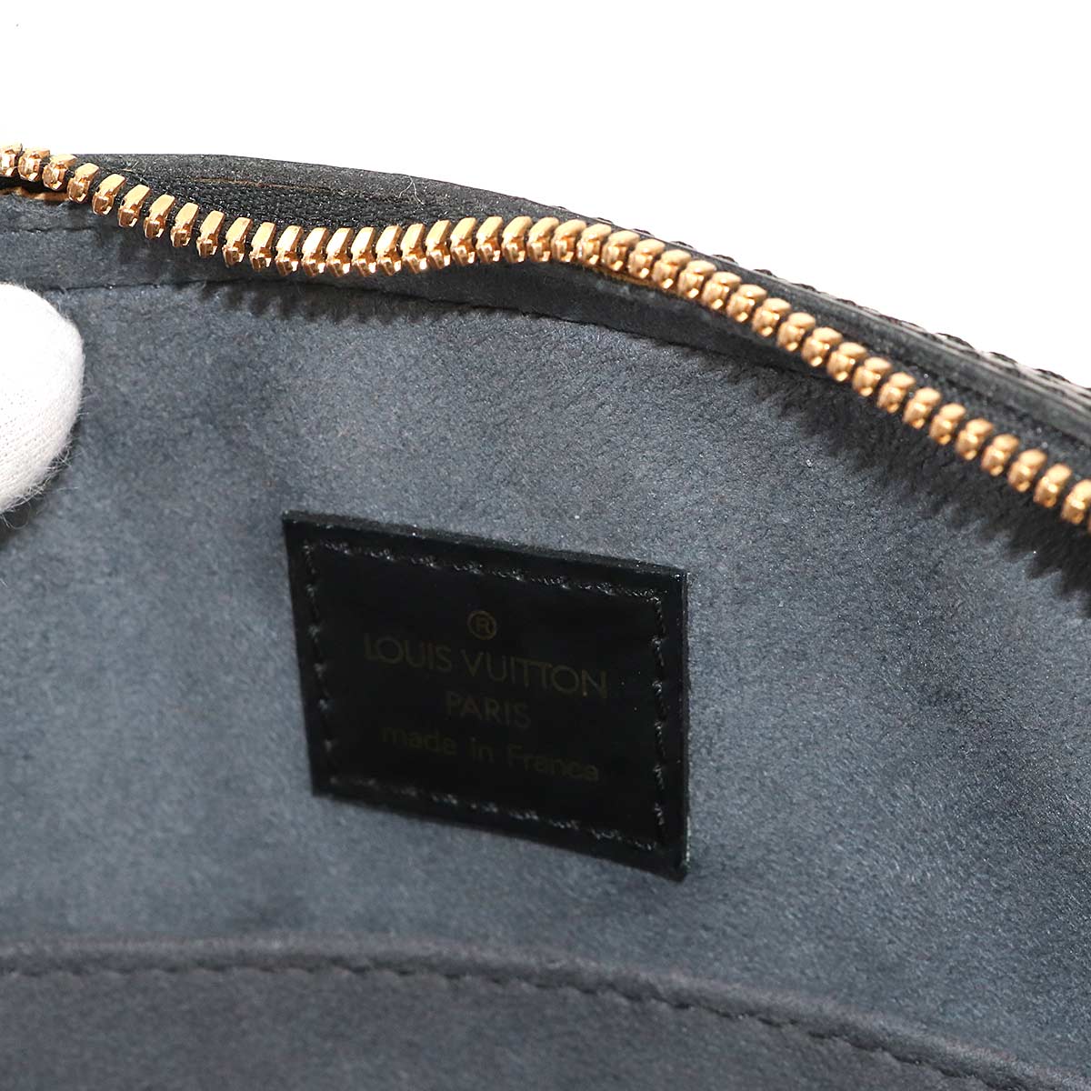 Epi Jasmin Hand Bag Leather Noir Black M52782 Purse