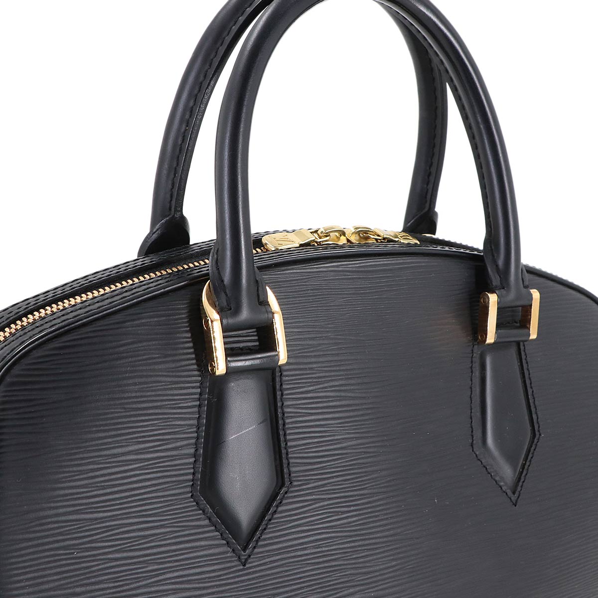 Epi Jasmin Hand Bag Leather Noir Black M52782 Purse