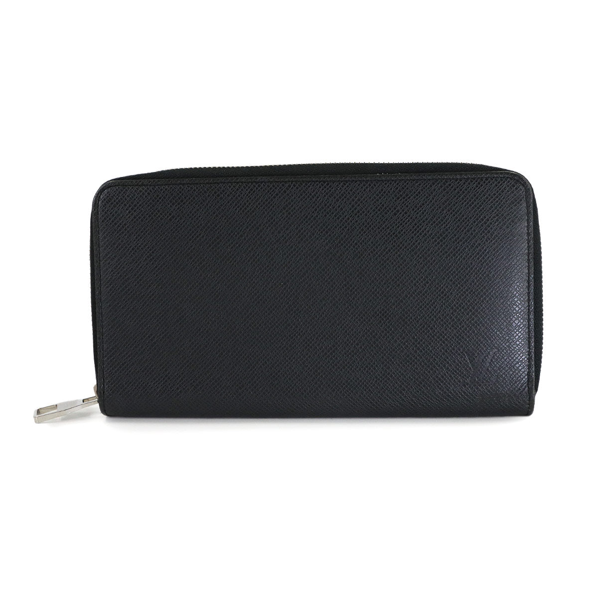 Taiga Zippy Organizer Long Wallet Leather Ardoise M30513