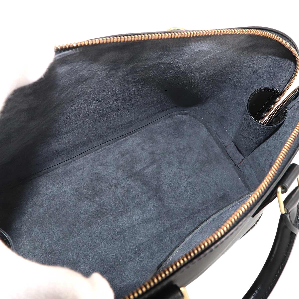 Epi Alma PM Hand Bag Leather Noir Black M52142 Purse