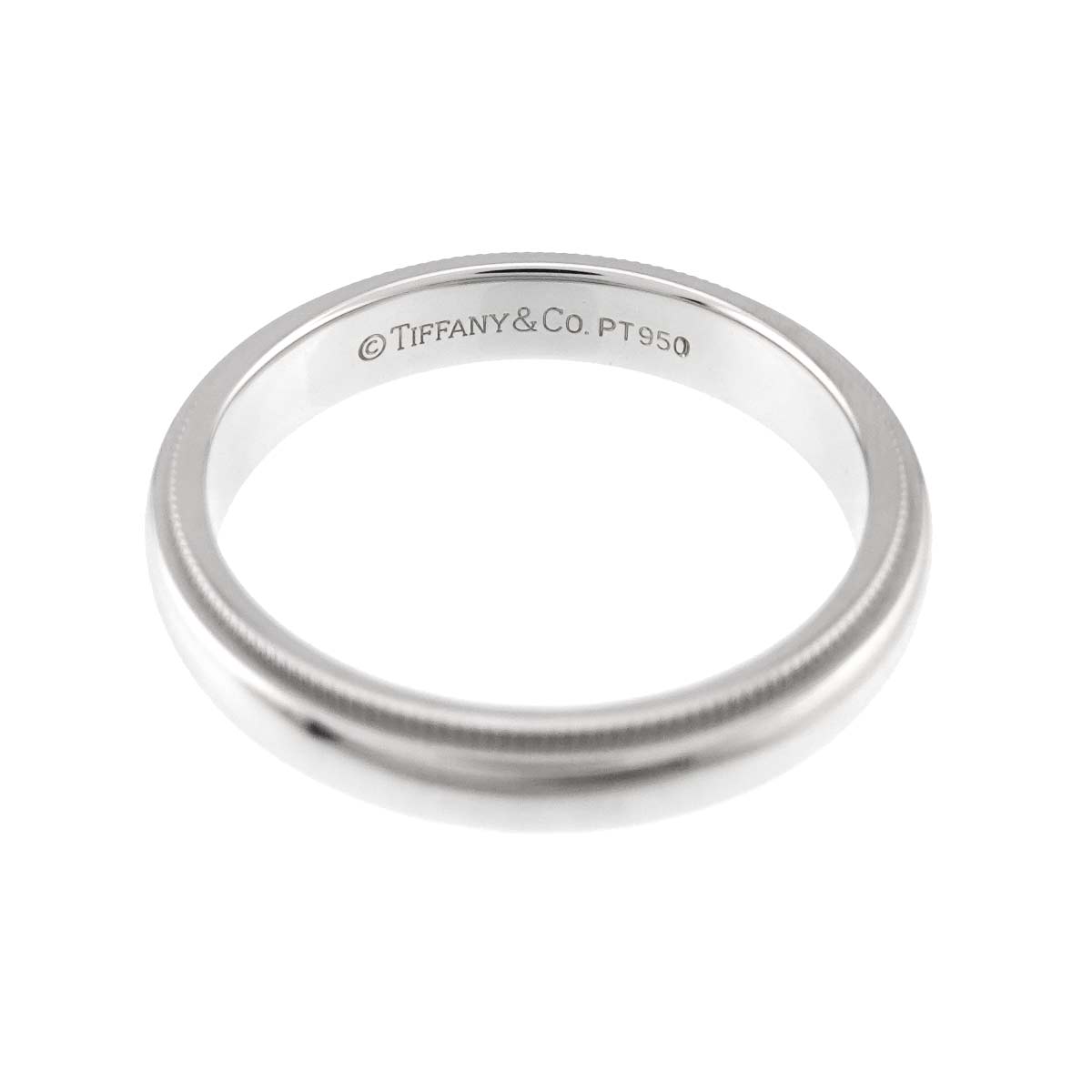 Milgrain Band Ring Platinum size9(US)