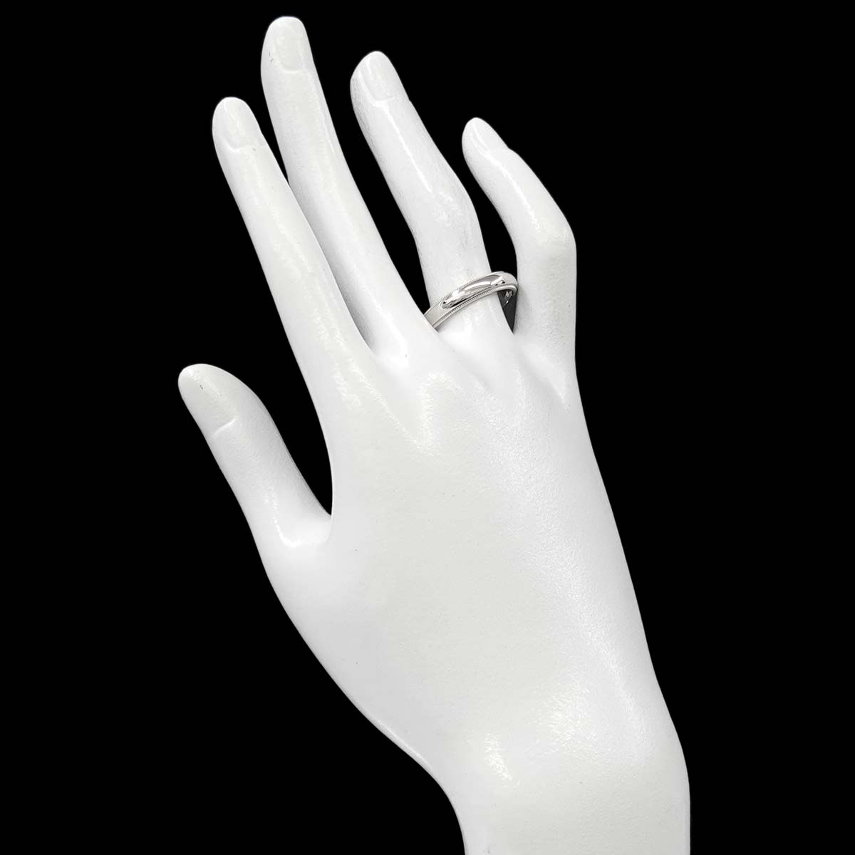 Milgrain Band Ring Platinum size9(US)