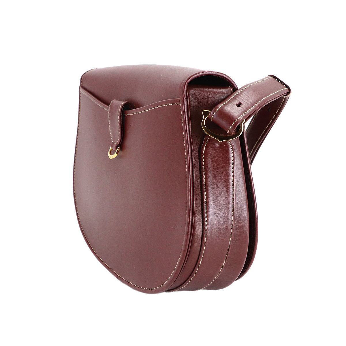 Must Line Shoulder Bag Leather Bordeaux Purse