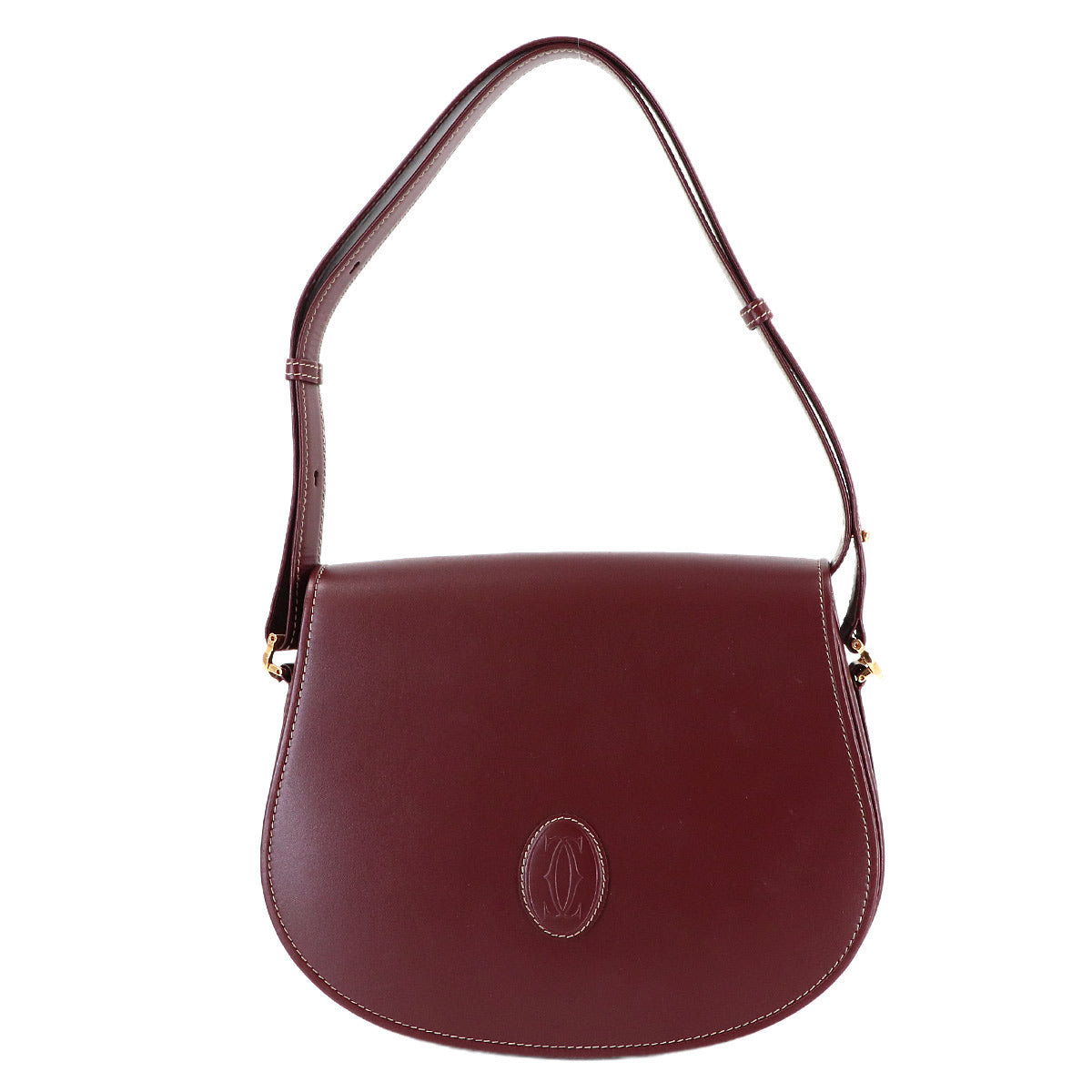 Must Line Shoulder Bag Leather Bordeaux Purse