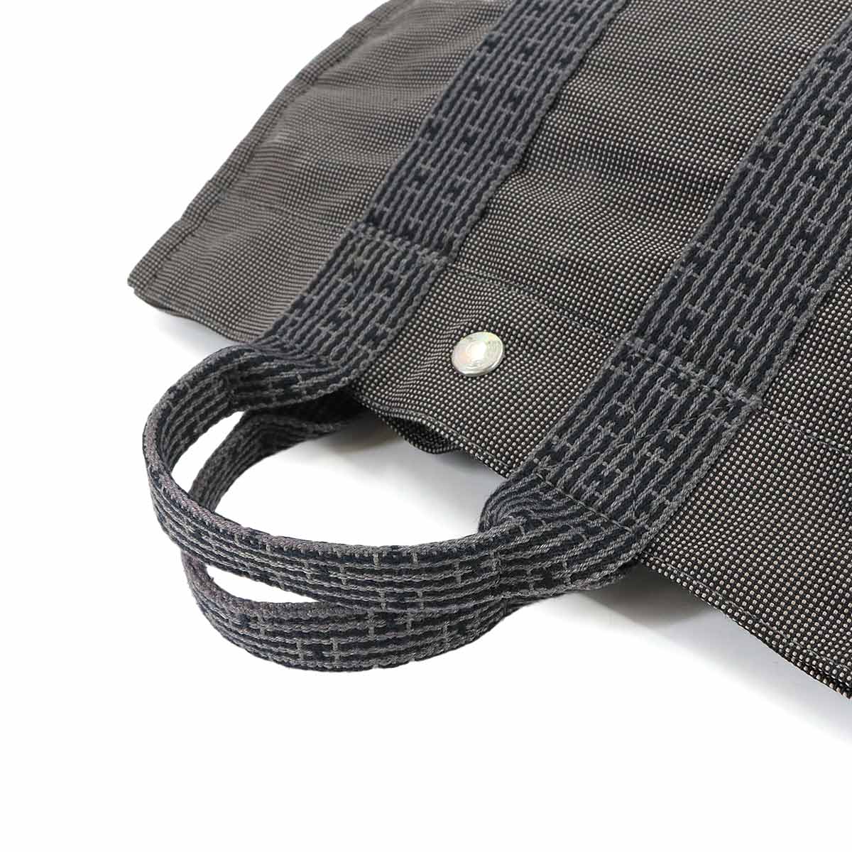 Herline Tote PM Bag Canvas Gray Unisex Purse