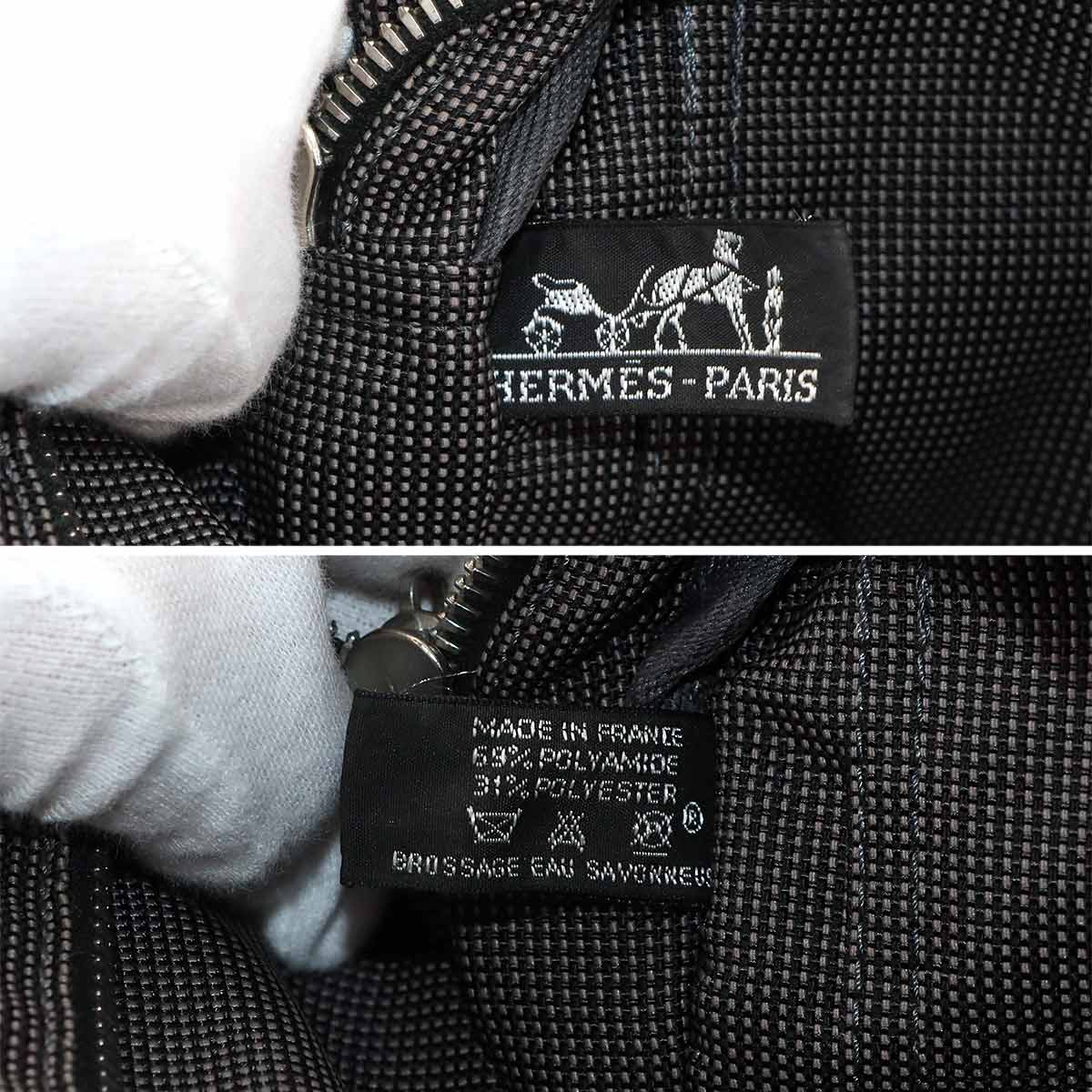 Herline Tote PM Bag Canvas Gray Unisex Purse