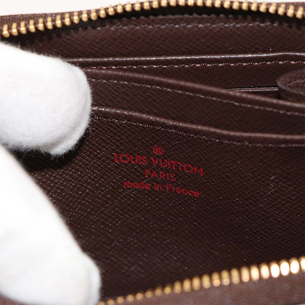 Damier Zippy Coin Purse Ebene N63070