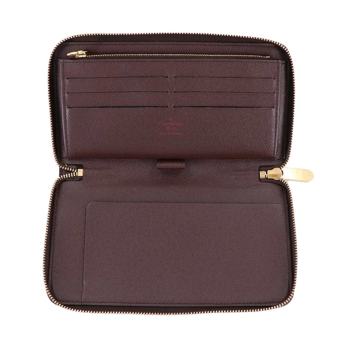 Damier Zippy Organizer Long Wallet Ebene N60003