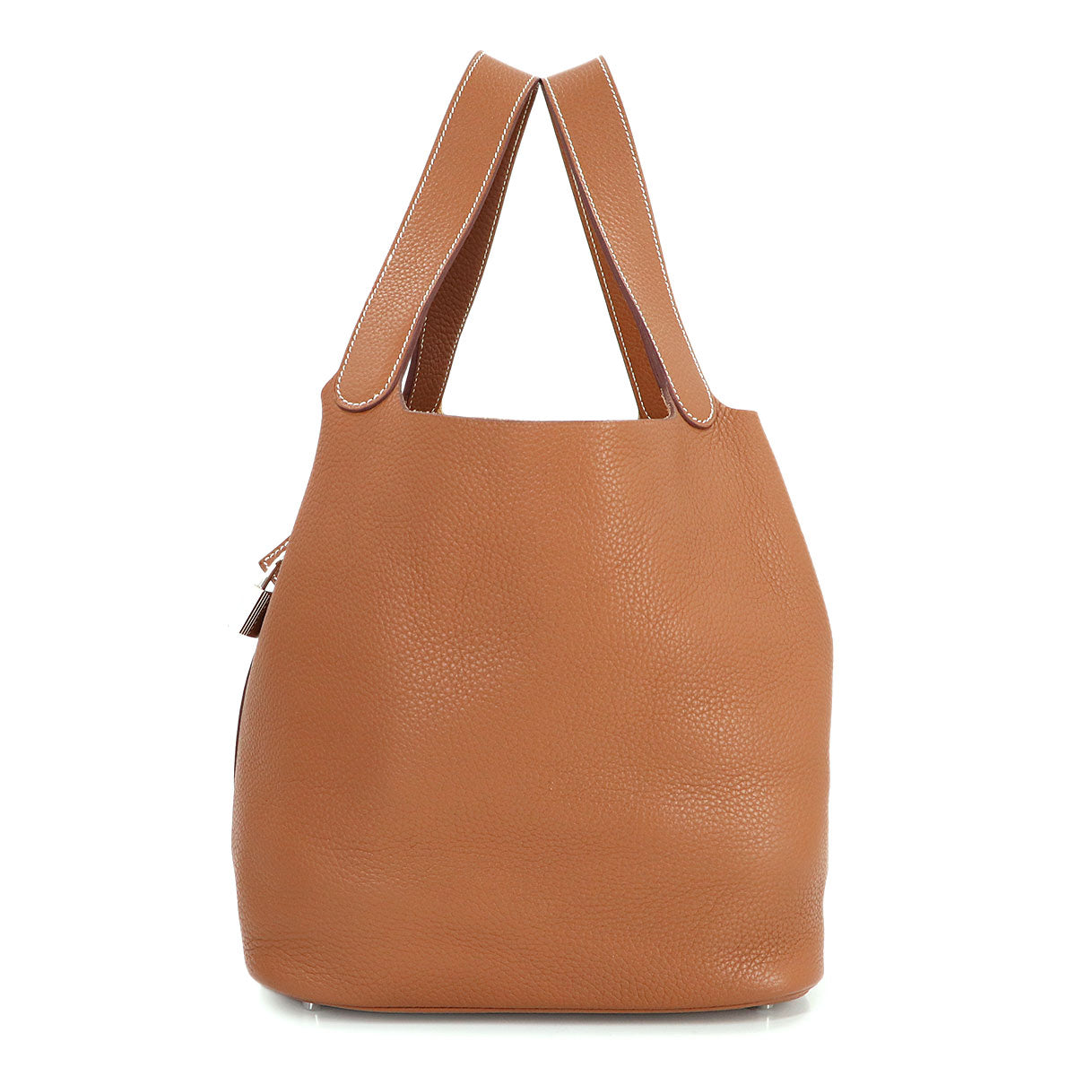 Picotin Lock 26 GM Hand Bag Taurillon Clemence Gold Purse