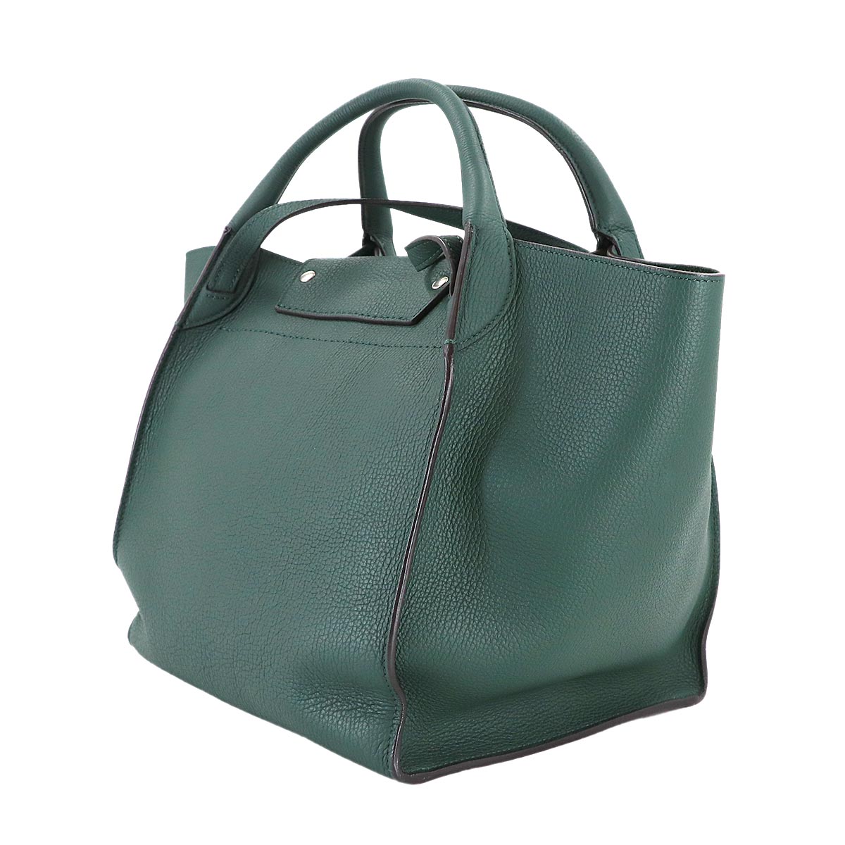 Big Bag Small With Longstrap Hand Shoulder Bag Leather Green
