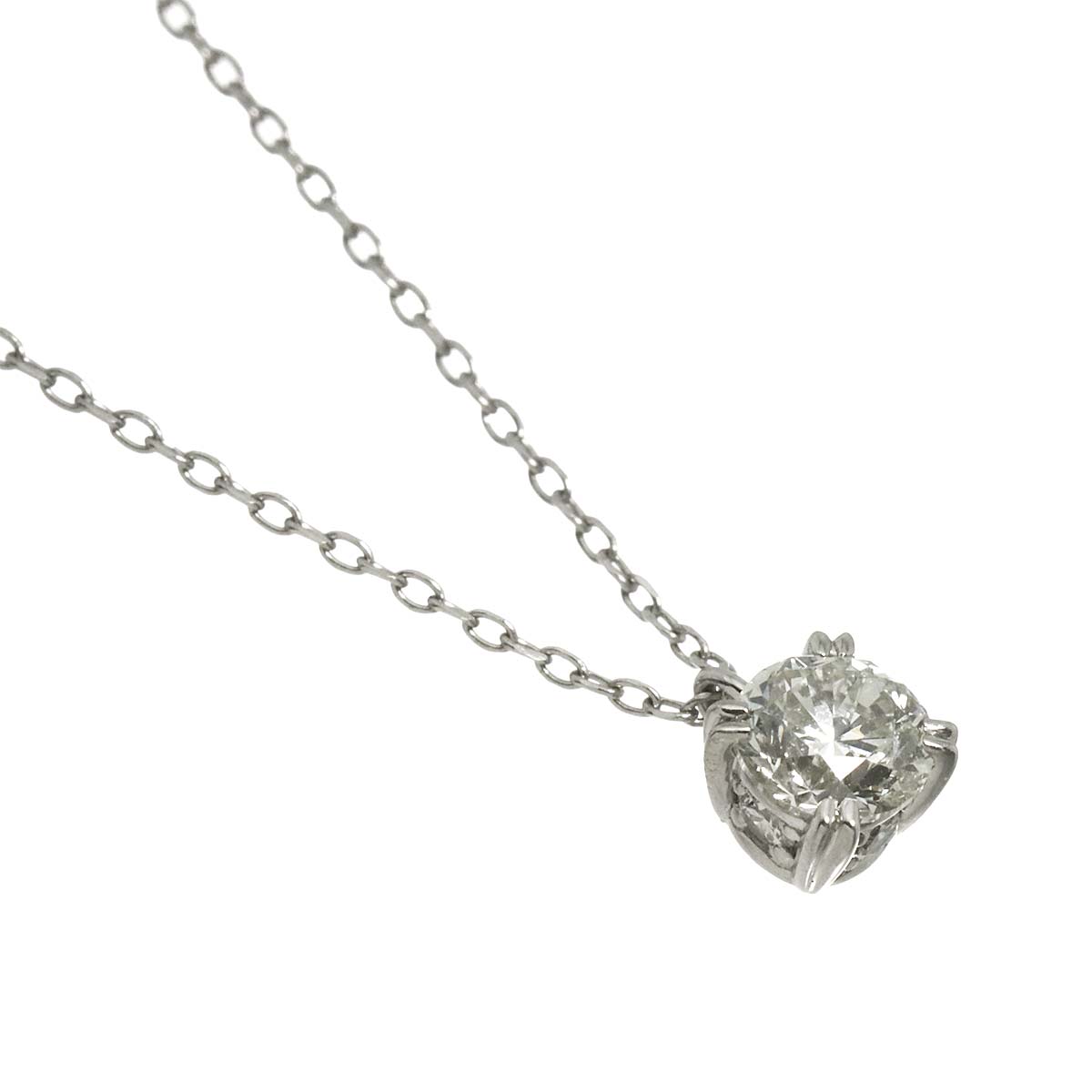 Diamond 0.26ct/0.30ct Necklace Pt Platinum