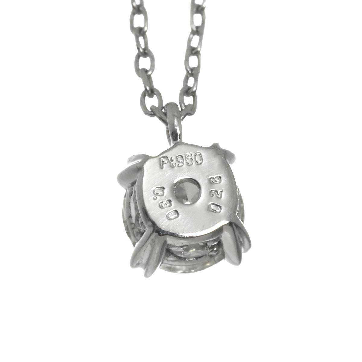 Diamond 0.26ct/0.30ct Necklace Pt Platinum