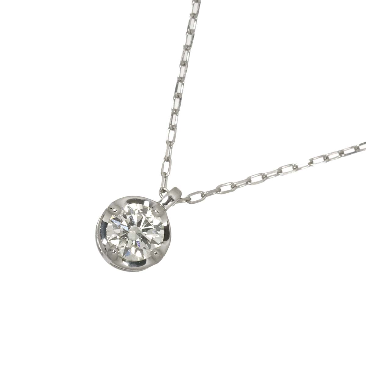 Diamond 0.15ct Necklace Pt Platinum