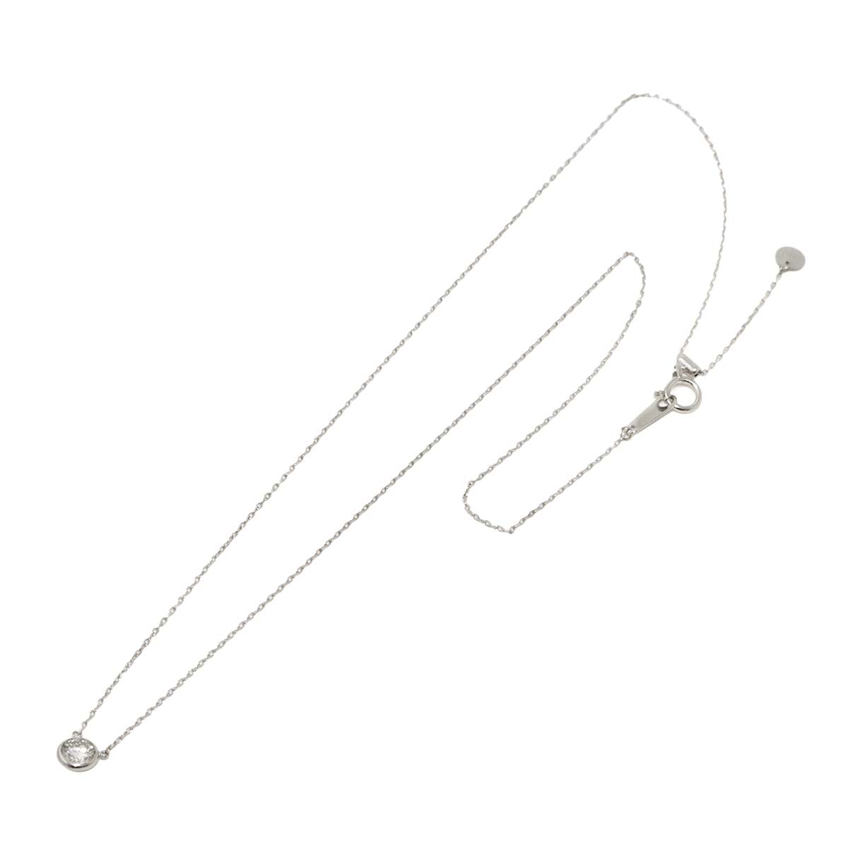 Diamond 0.376ct Necklace Pt Platinum