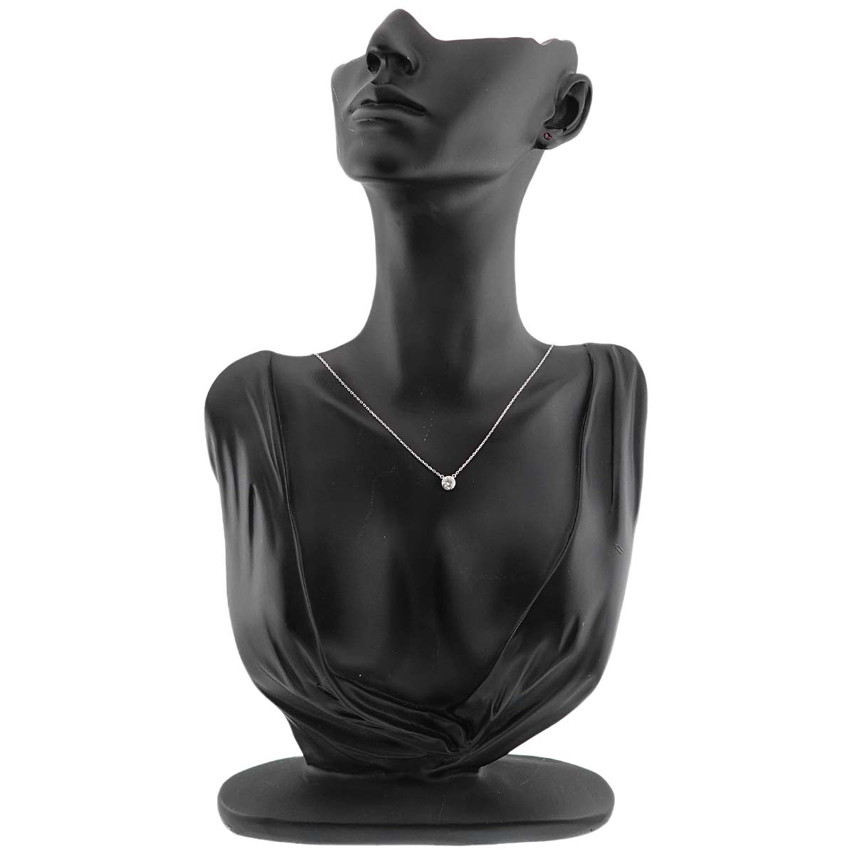 Diamond 0.376ct Necklace Pt Platinum