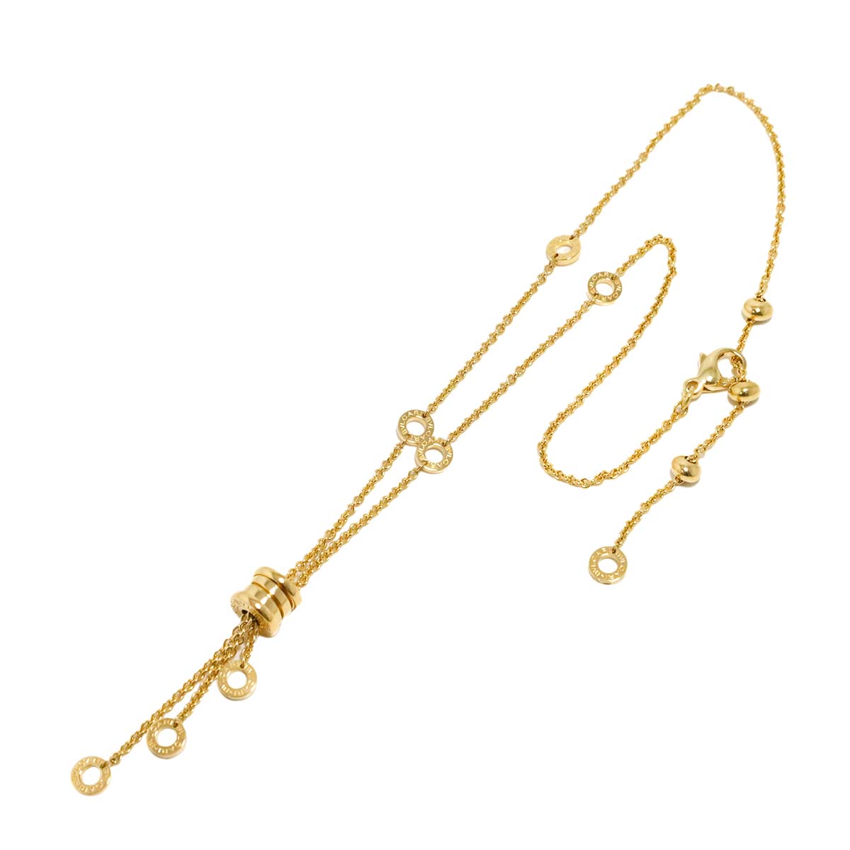 B-ZERO1 Element Necklace 18K Yellow Gold 750
