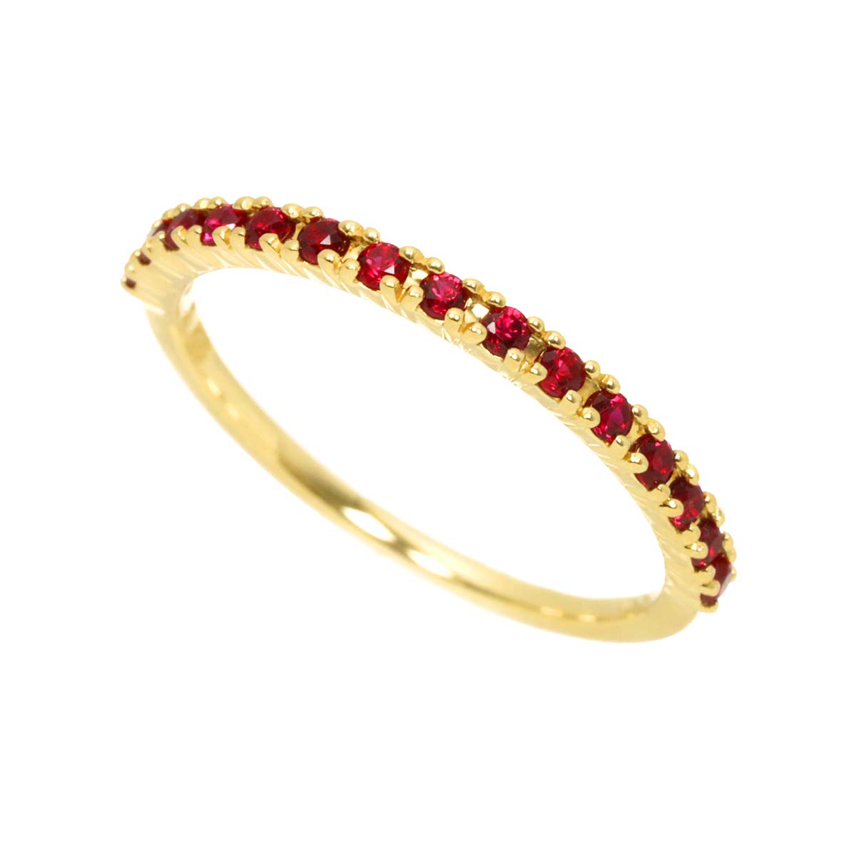 Ruby Ring 18K YG 750 size5.5-5.75(US)