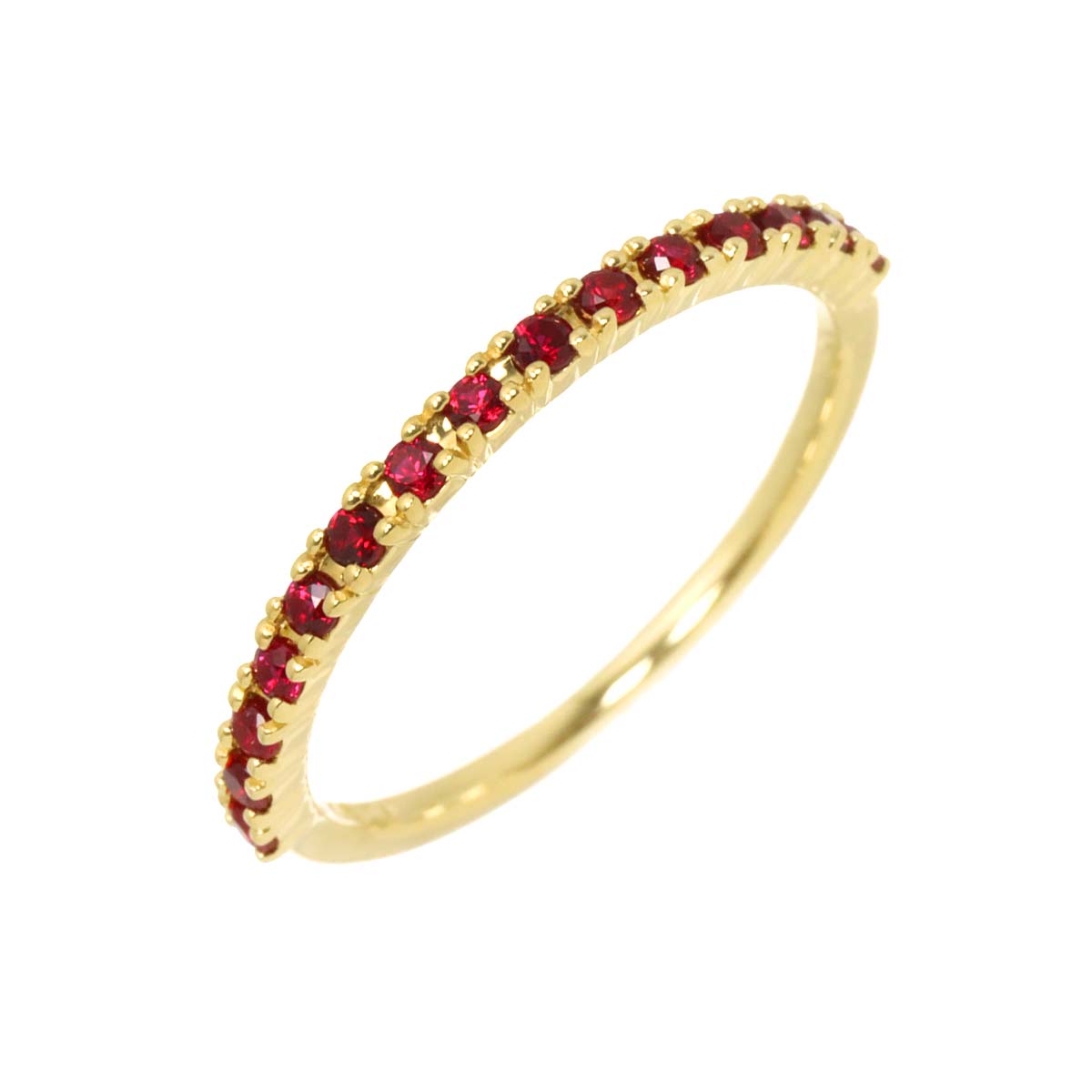 Ruby Ring 18K YG 750 size5.5-5.75(US)