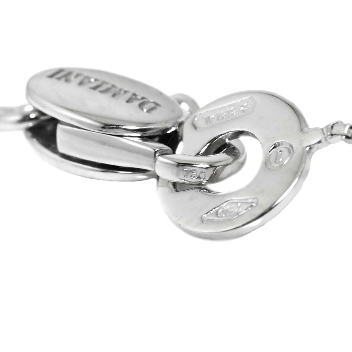 FRAMMENTI cross Ruby Diamond Necklace 18K WG 750