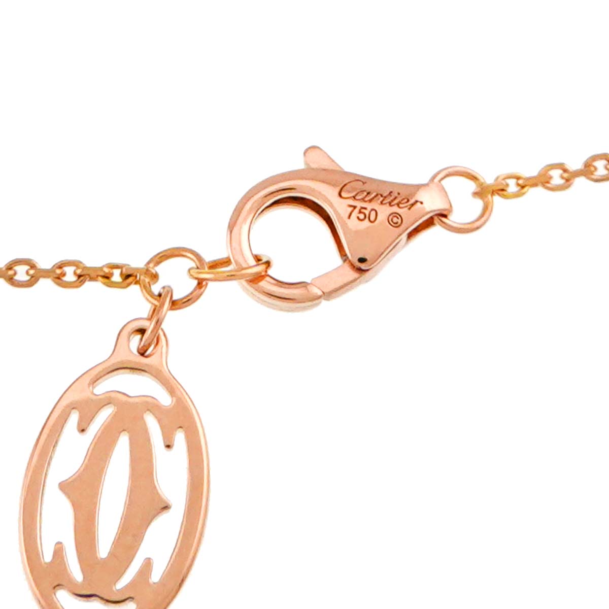 d Amour Diamond 12P Necklace 18K Pink Gold 750