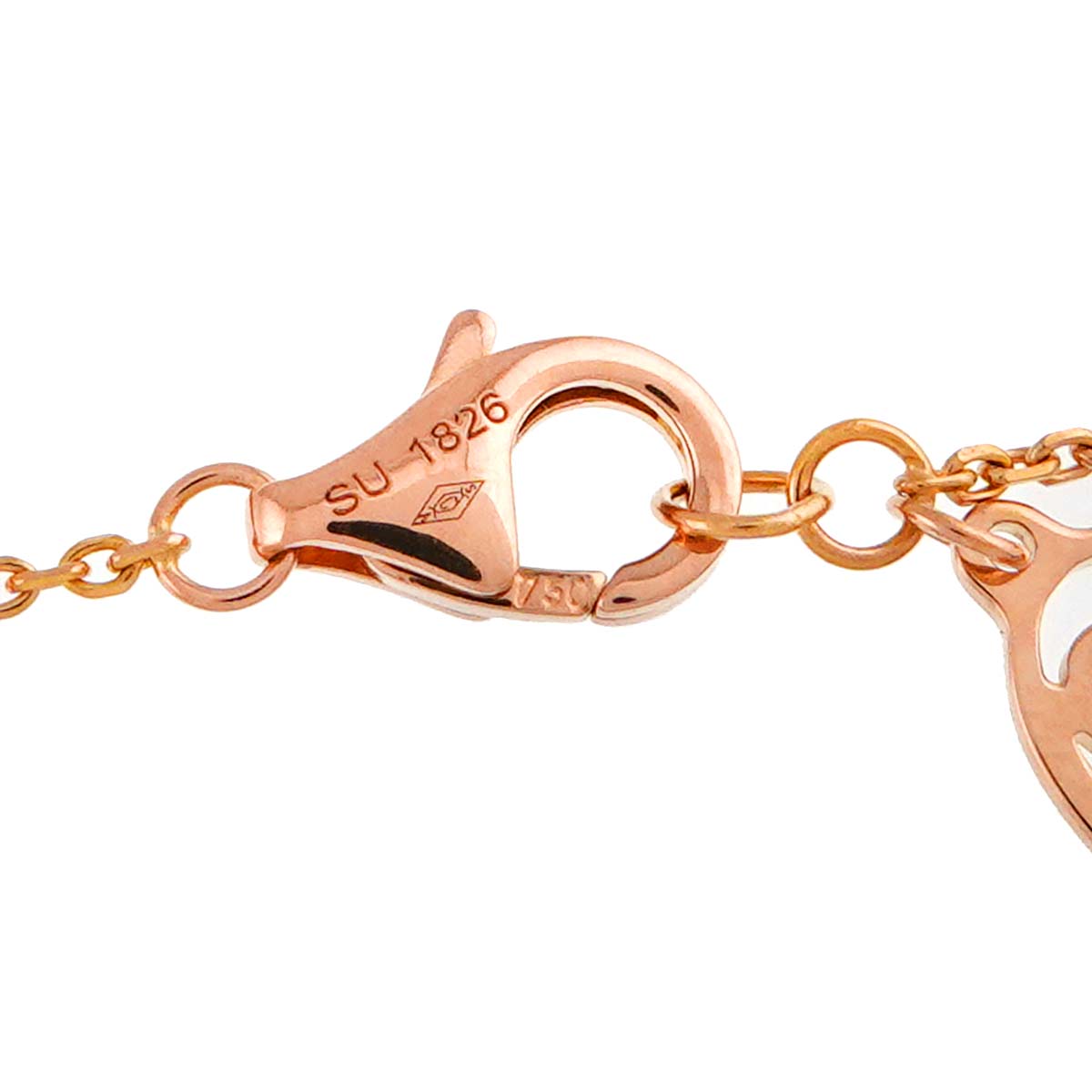 d Amour Diamond 12P Necklace 18K Pink Gold 750