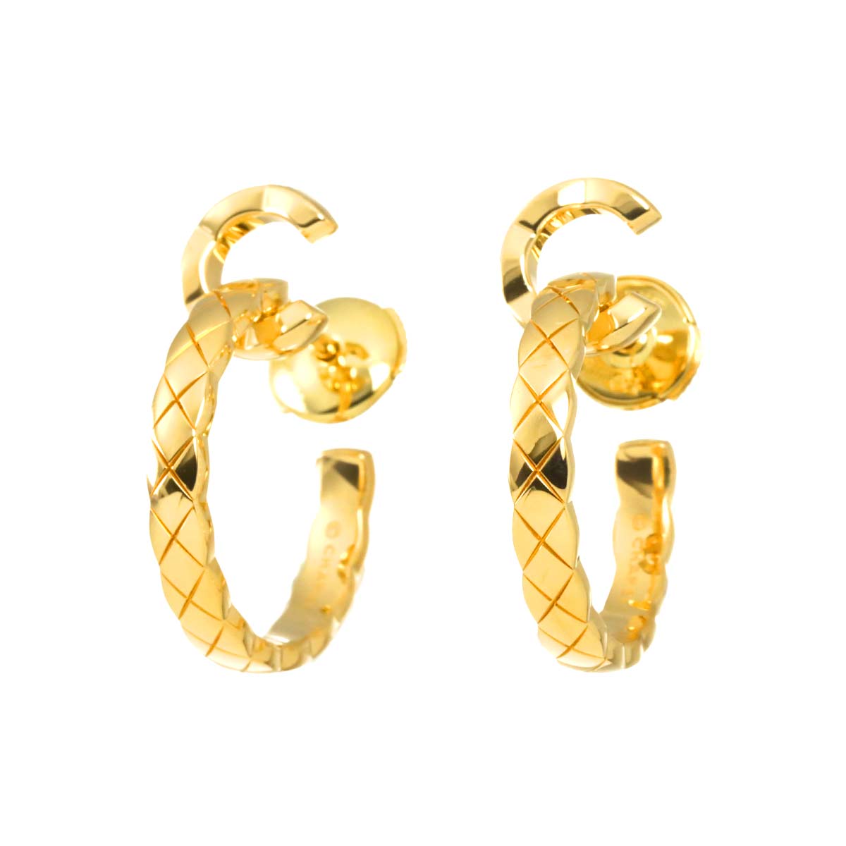 COCO CRUSH Earrings Pierced 18K Yellow Gold 750