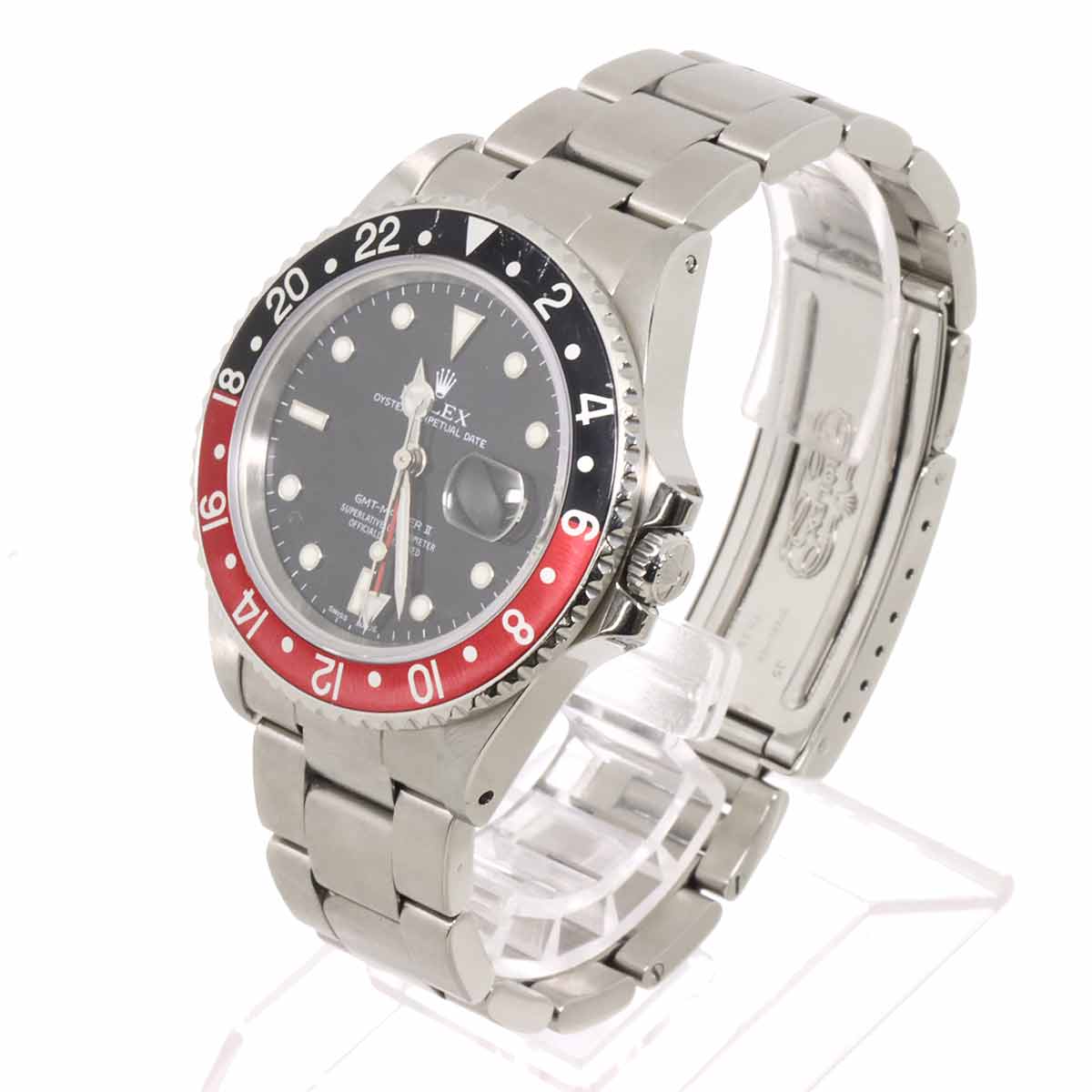 GMT Master II 16760 Serial 8 Date Black Dial Mens Watch