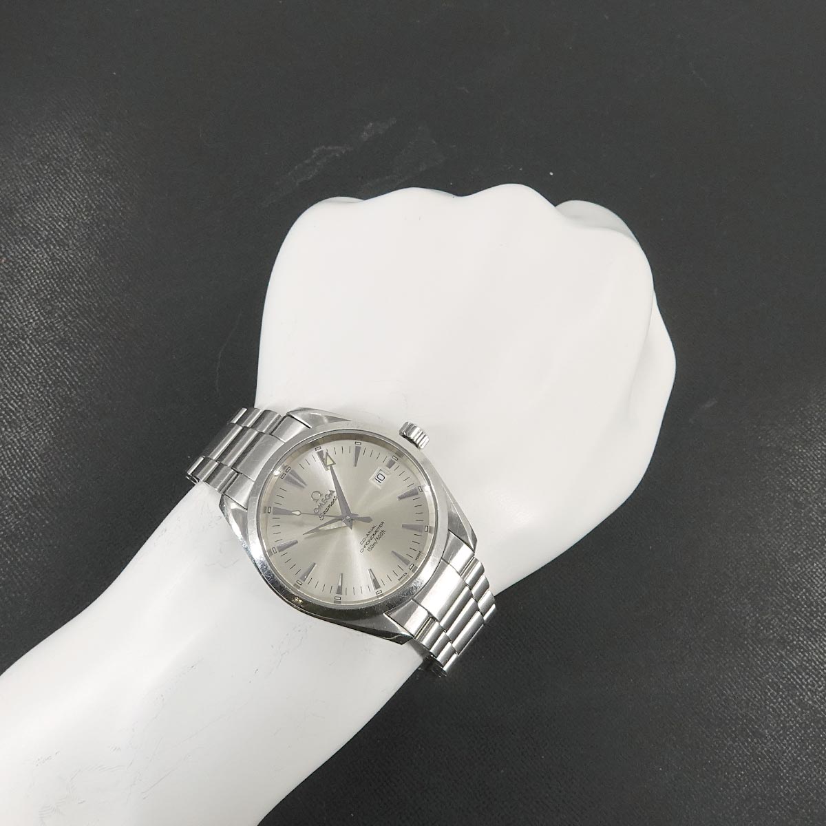 Seamaster Aqua Terra Co-axial 2503 30 Date Silver Dial Mens