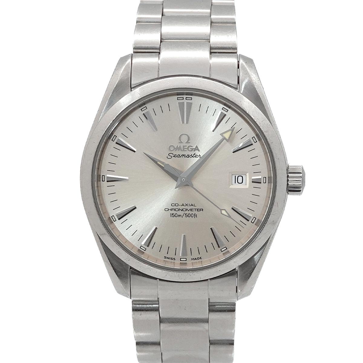 Seamaster Aqua Terra Co-axial 2503 30 Date Silver Dial Mens