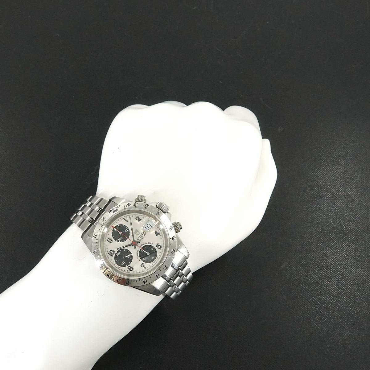 Chrono Time 79280 Date Automatic Cream Dial Mens Watch