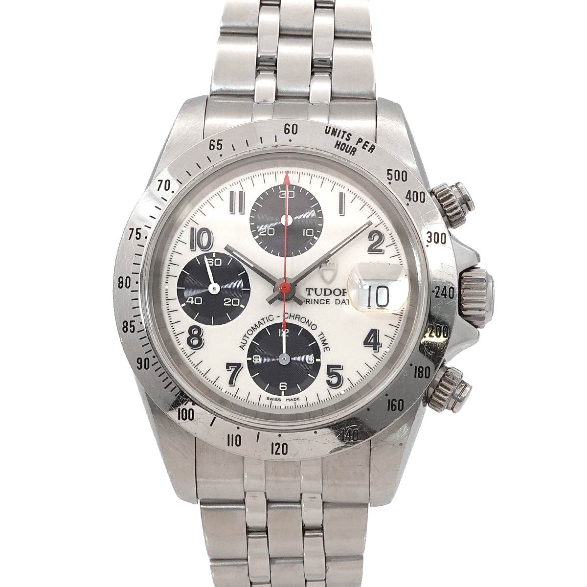 Chrono Time 79280 Date Automatic Cream Dial Mens Watch