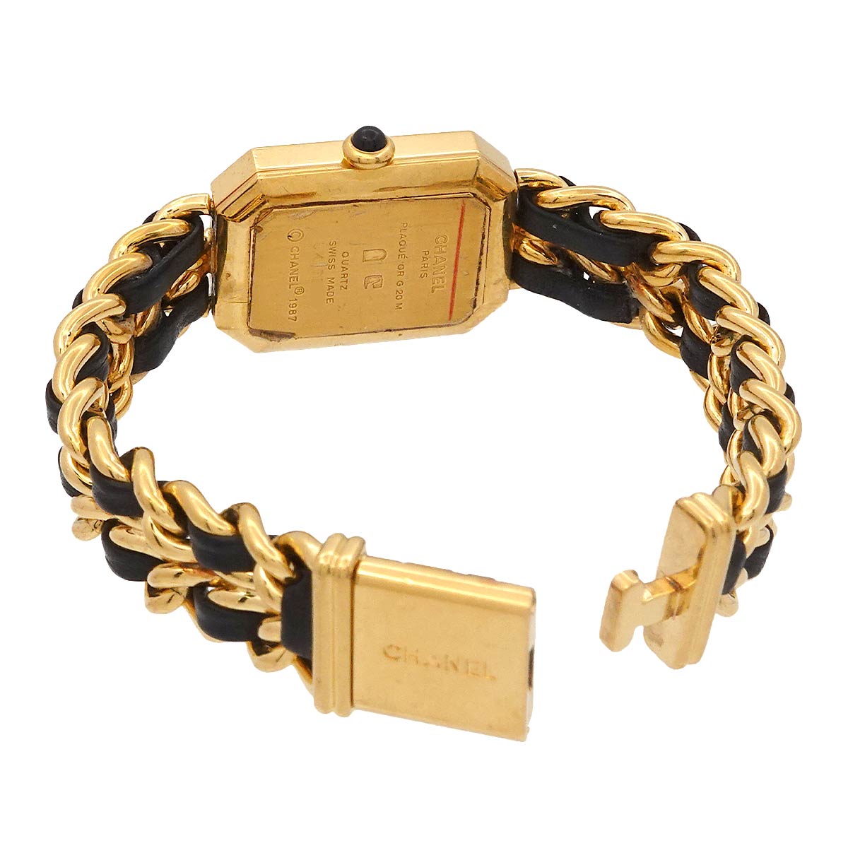 Premiere Size M H0001 Vintage Quartz Black Dial Ladies Watch