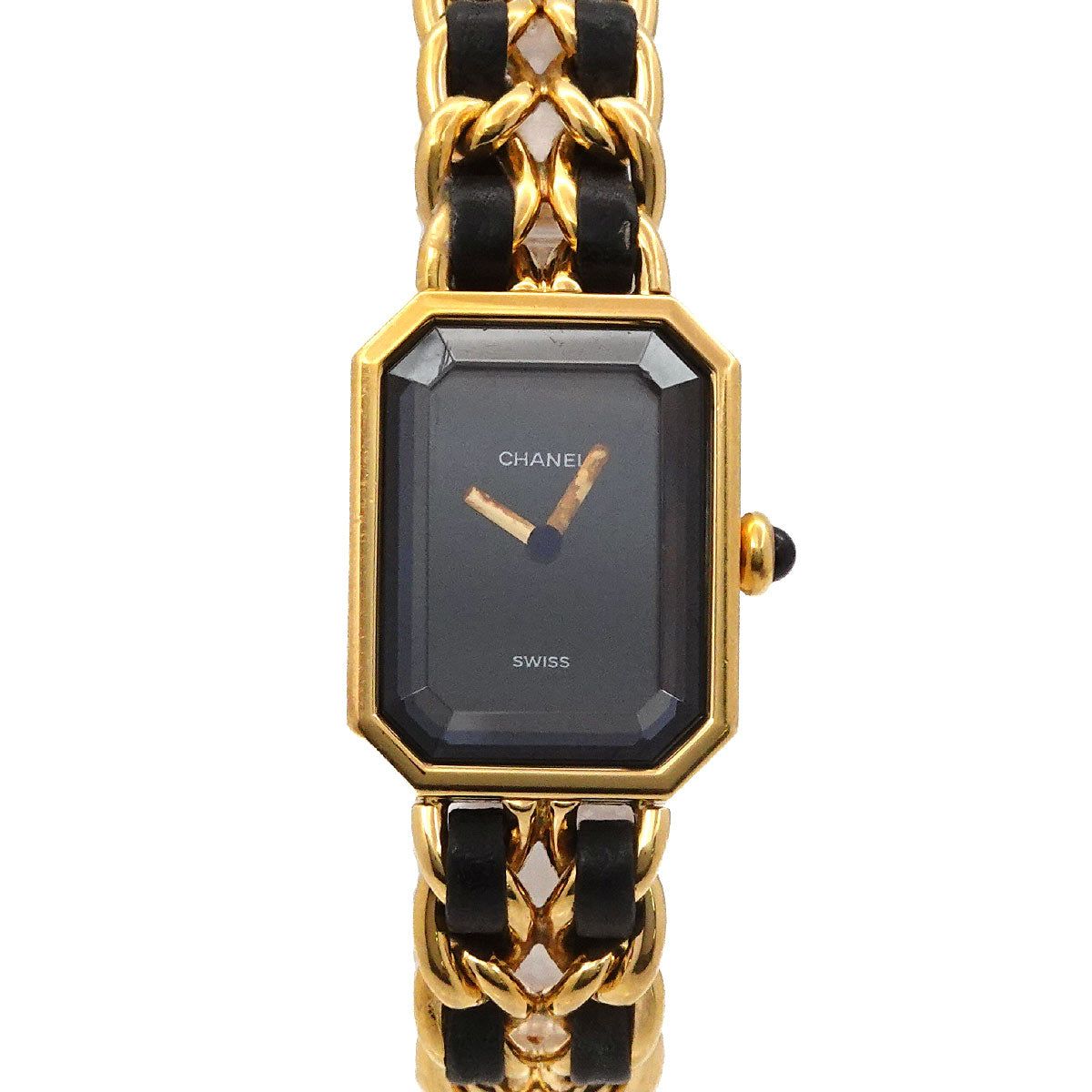 Premiere Size M H0001 Vintage Quartz Black Dial Ladies Watch