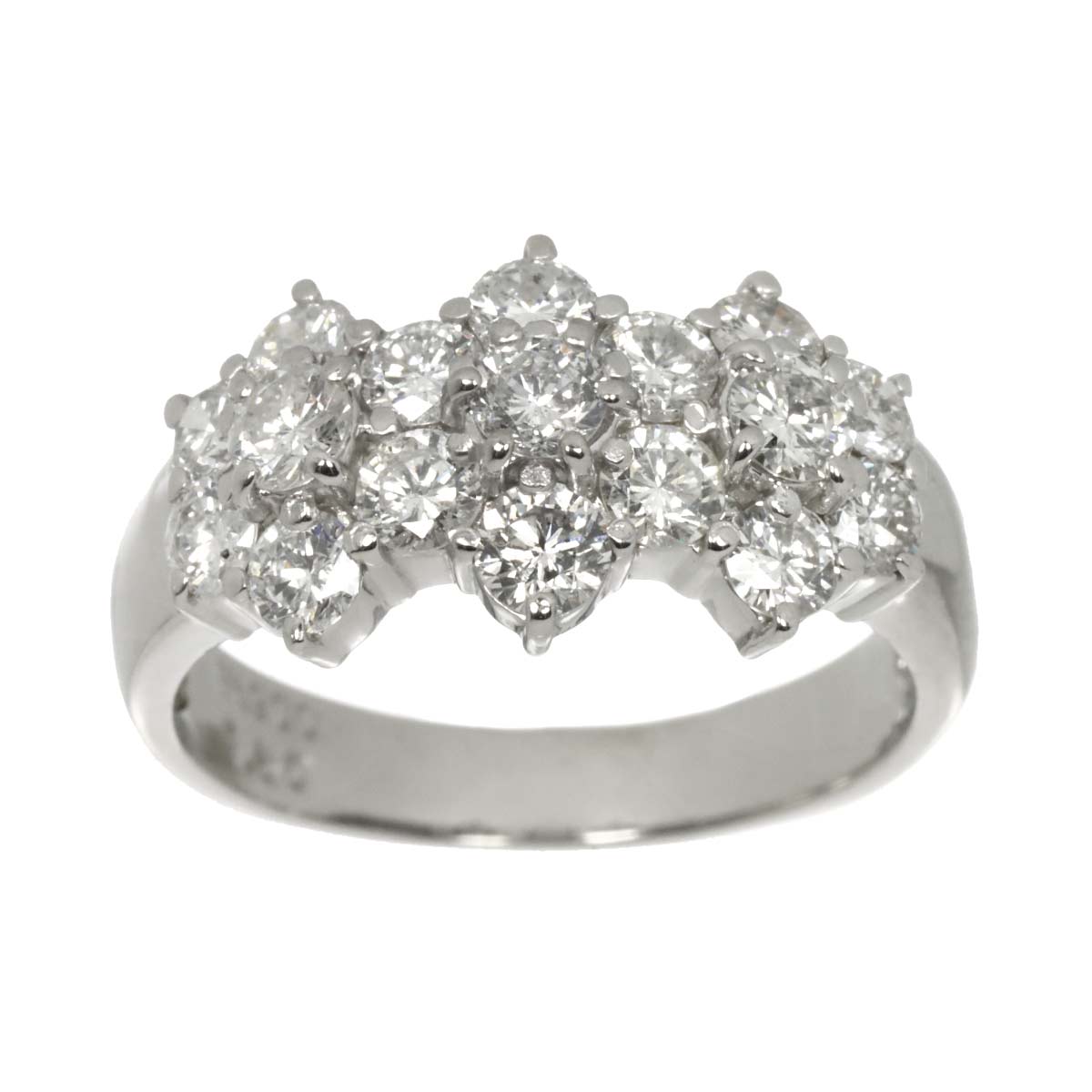Diamond 1.50ct Ring Pt Platinum size6-6.25(US)