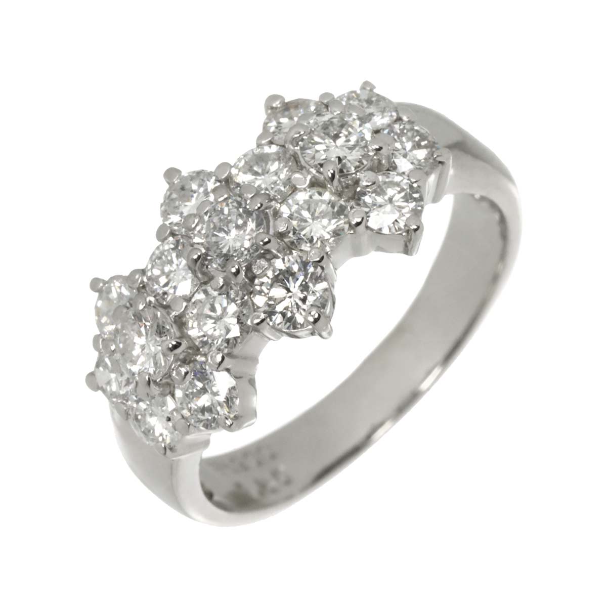 Diamond 1.50ct Ring Pt Platinum size6-6.25(US)