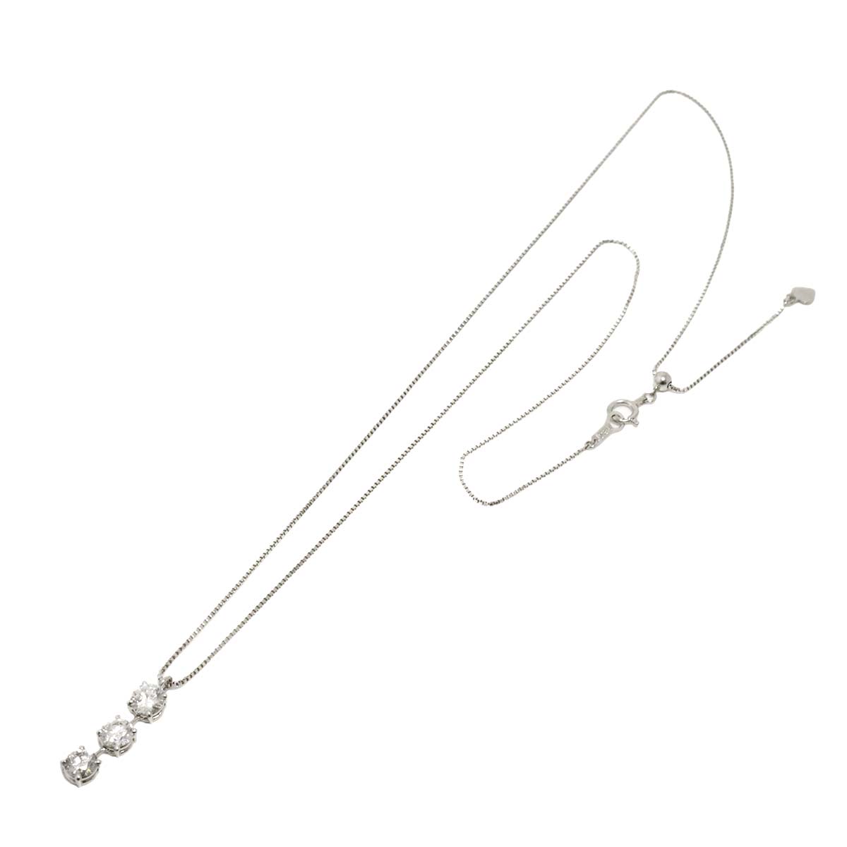 Diamond 1.00ct Necklace Pt Platinum