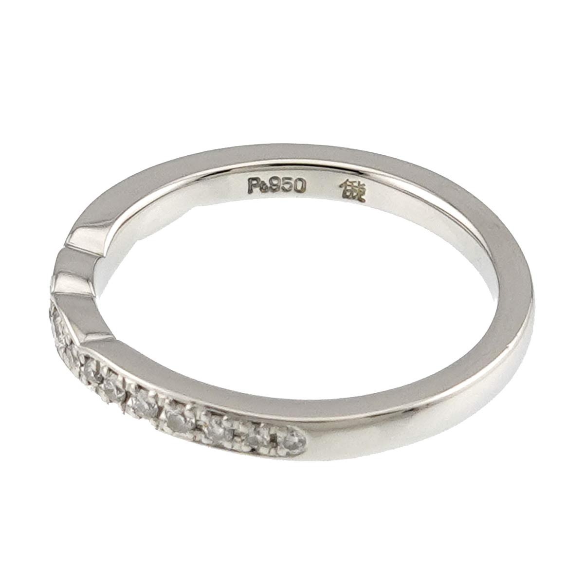 Diamond Ring Platinum Size4.5(US)