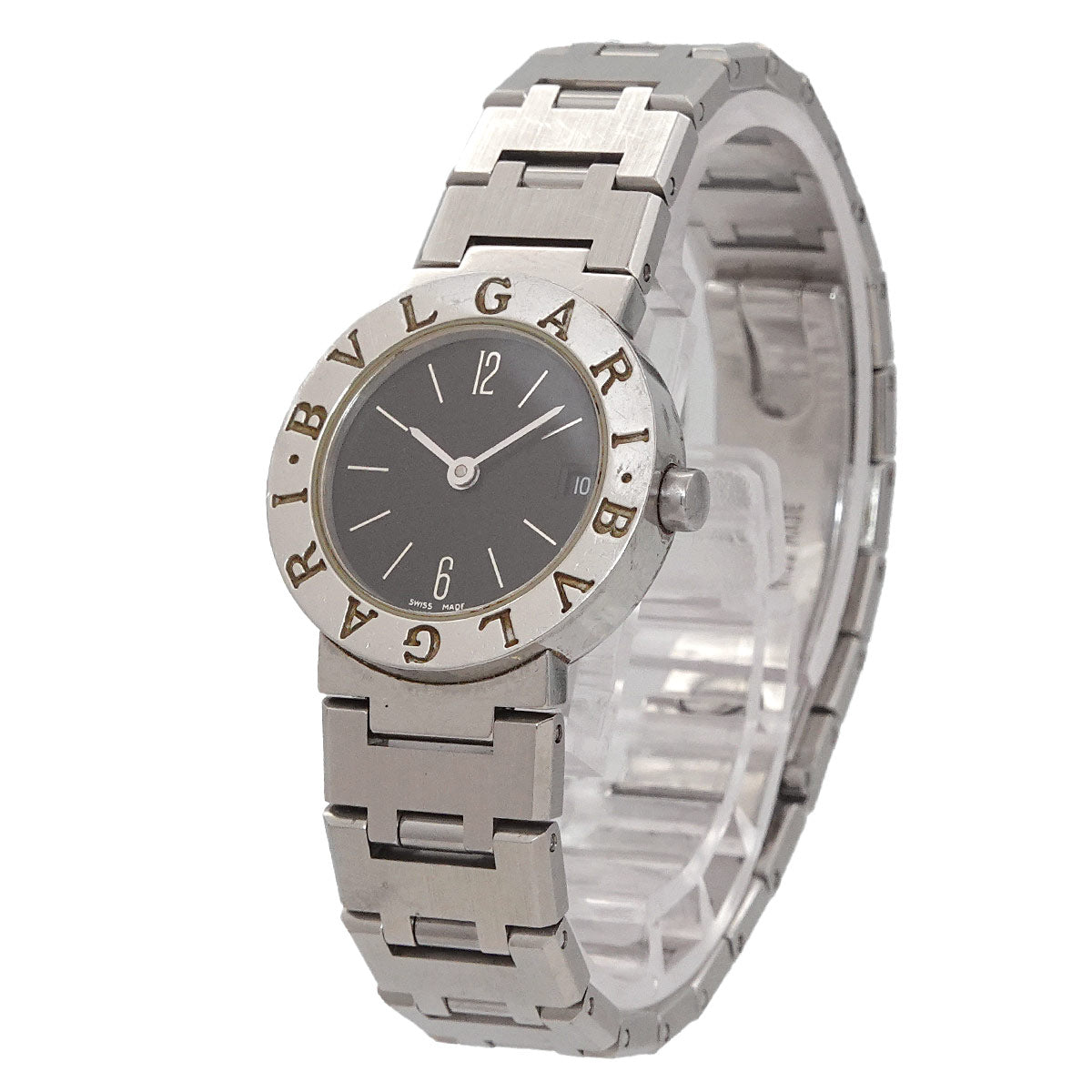 BVLGARIBVLGARI BB23SS Quartz Black Dial Ladies Watch