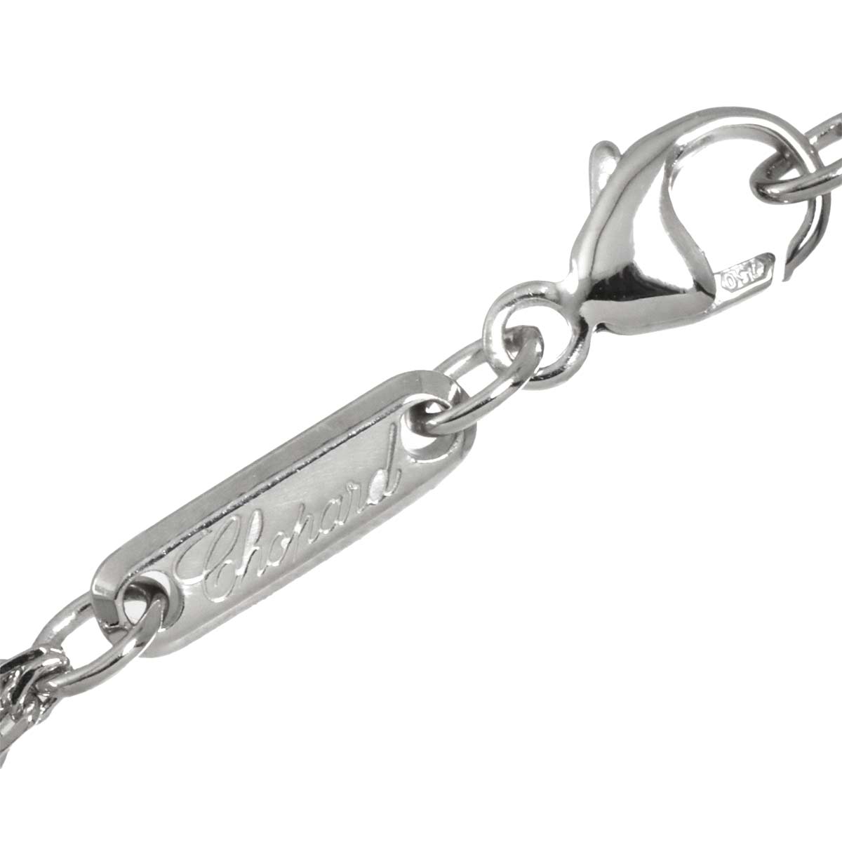 Happy Spirit Diamond Necklace 18K White Gold 750