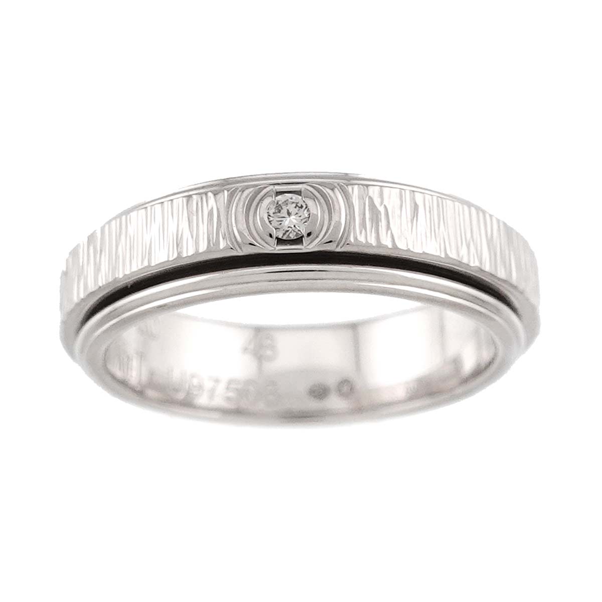 Possession Diamond Ring 18K White Gold 750 size48 4.5(US)