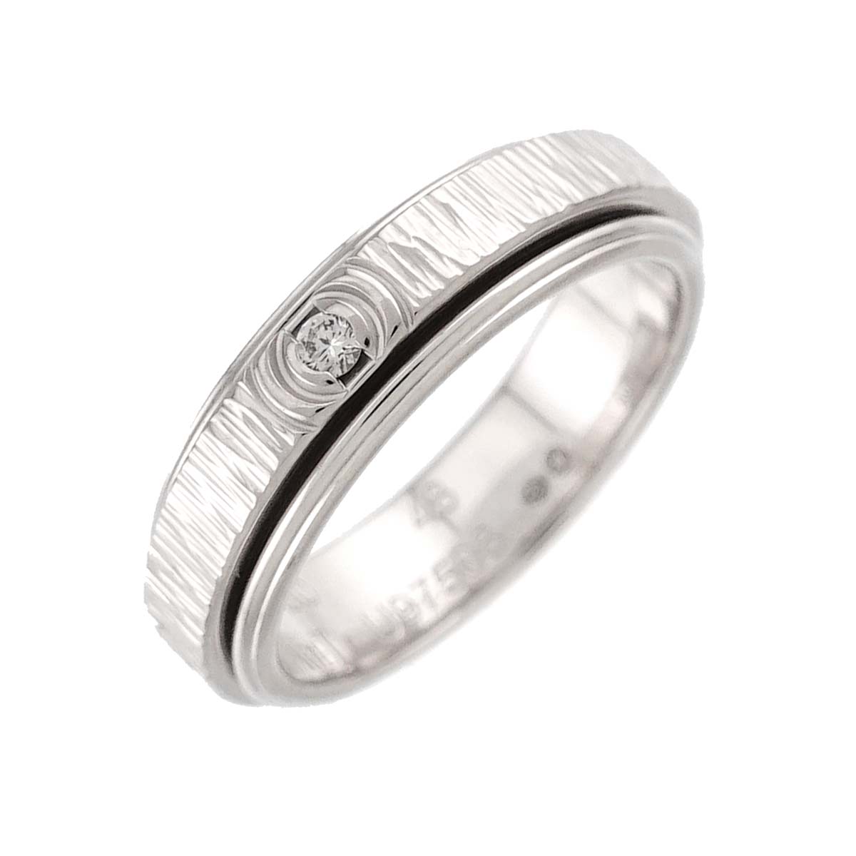 Possession Diamond Ring 18K White Gold 750 size48 4.5(US)