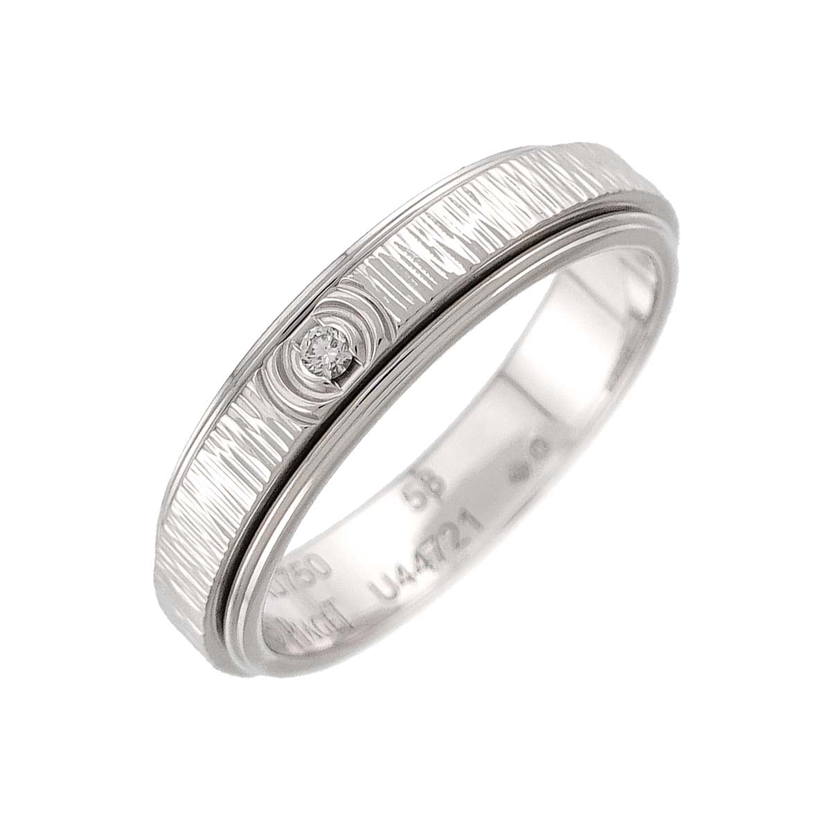 Possession Diamond Ring 18K White Gold 750 size58 8-8.25(US)