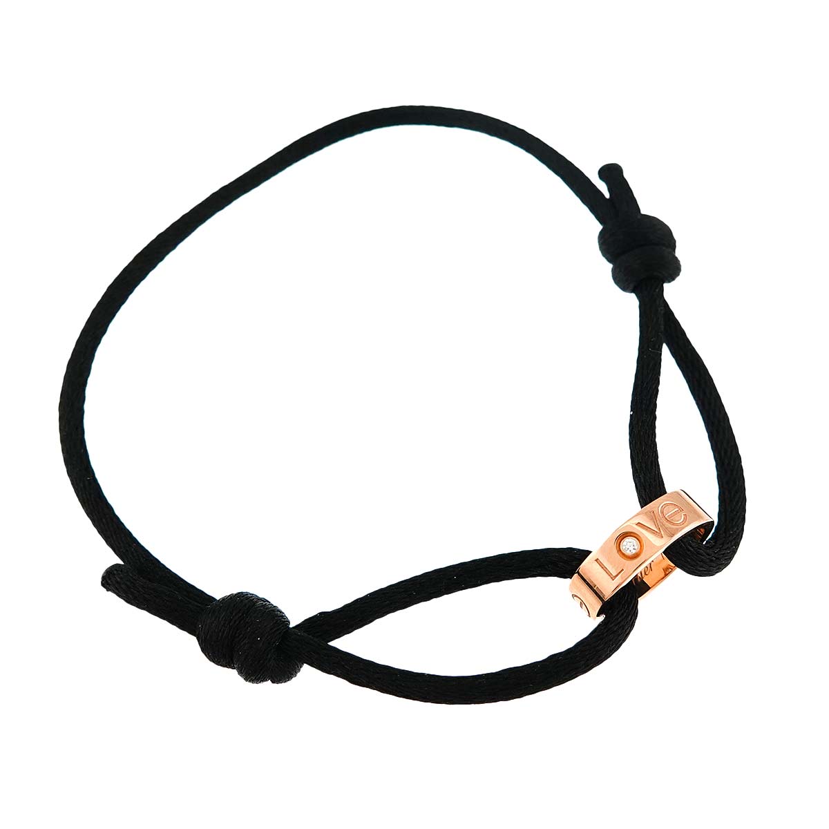 LOVE Charity Diamond Bracelet 18K Pink Gold 750
