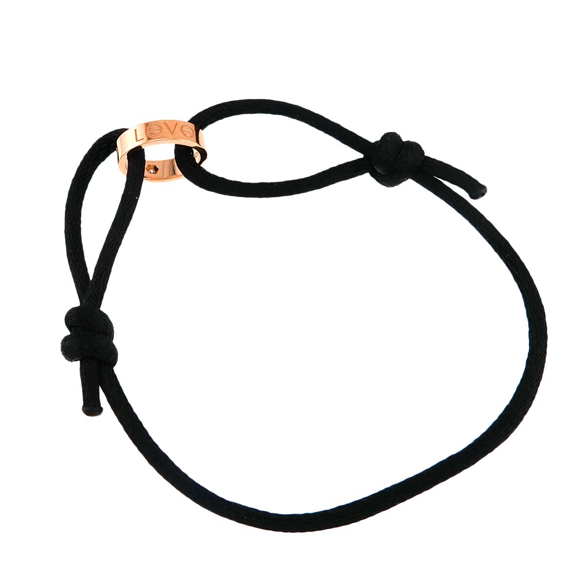 LOVE Charity Diamond Bracelet 18K Pink Gold 750
