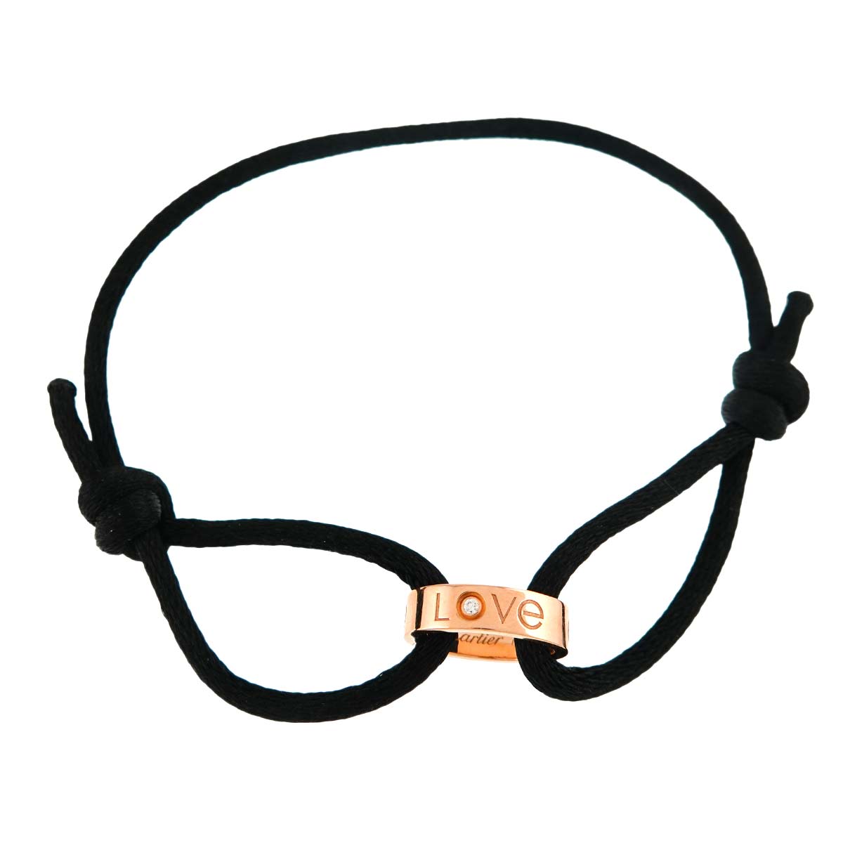 LOVE Charity Diamond Bracelet 18K Pink Gold 750