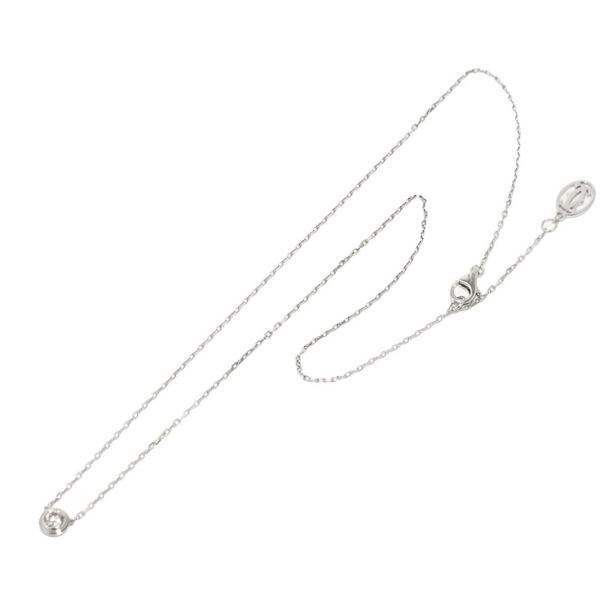 d Amour Diamond LM Necklace 18K WG 750