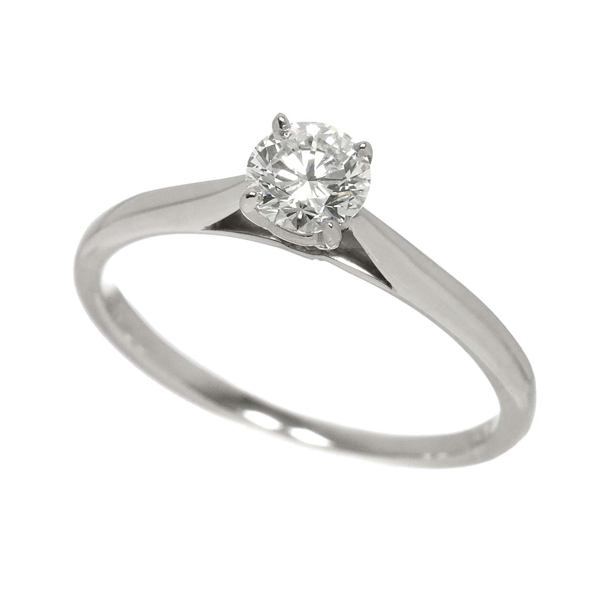 Solitaire Diamond 0.35ct G/VVS1 Ring Pt Size50 4.75-5(US)